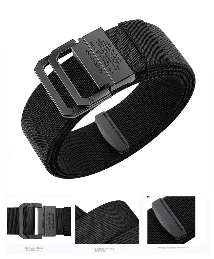 HALFEEL Canvas Belt, Men's Leather Belt, Trendy Denim Belt, Versatile for Women, Students, Military Training, Outdoor Activities, Father's Day Gift 10