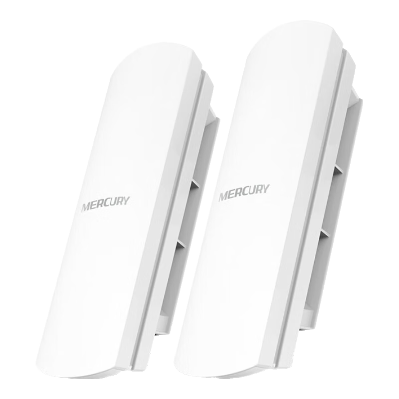 MERCURY Outdoor 5G Wireless Bridge Kit 5km, Surveillance Dedicated WiFi Point-To Long-Distance Transmission Wireless AP CPE MWB505 Kit