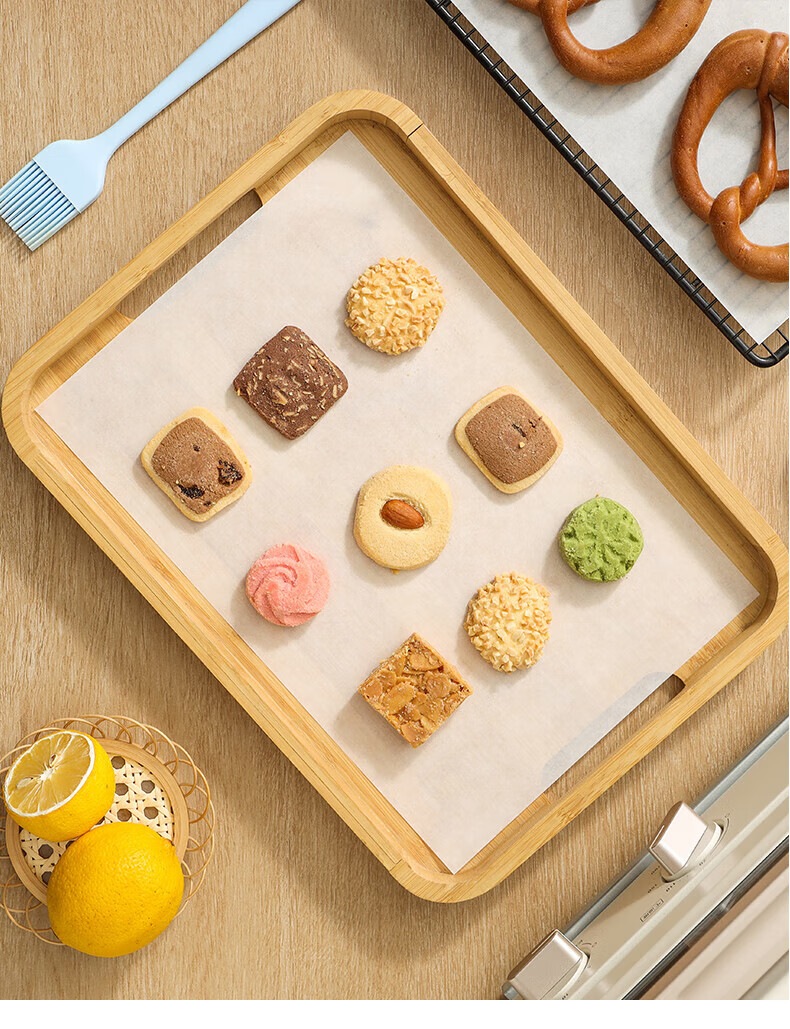 Maxcook Silicone Paper for Air Fryer, Barbecue Baking Paper, Steamer Paper, Baking Tray Paper, 25cm, 50 Sheets MCPJ4481 3