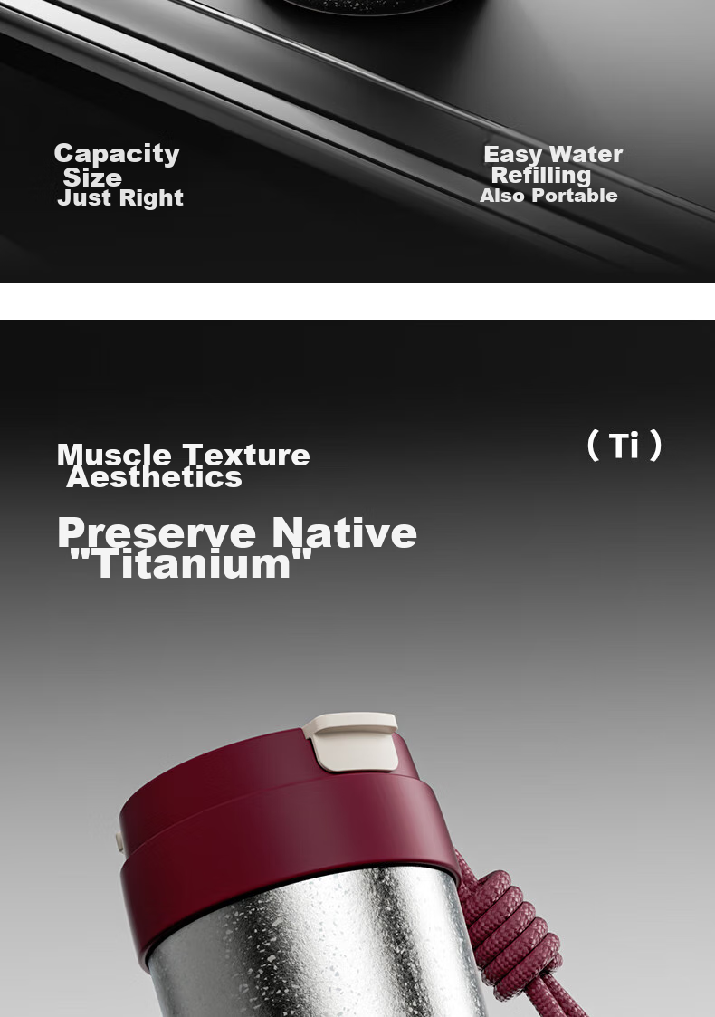 COSTA Pure Titanium 0 Coating Antibacterial Insulated Hot And Cold Coffee Water Cup for Men And Women, Portable Outdoor Car-Mounted High-End Gift Box Set 15