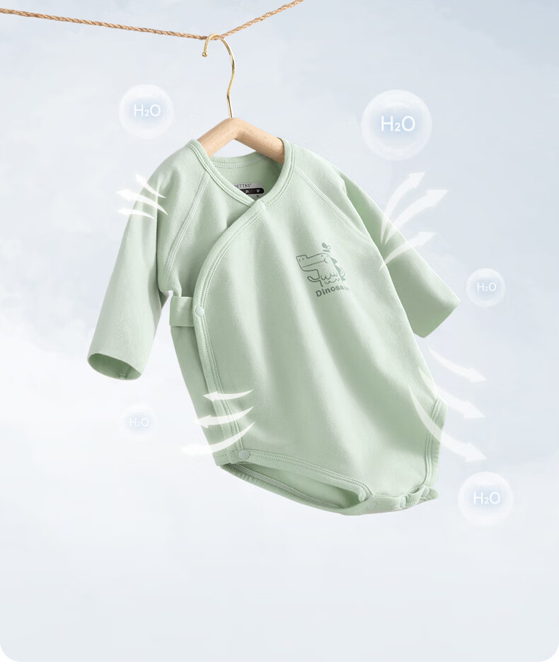 Betisdero Baby Romper Long Sleeve Bodysuit Autumn Spring Newborn Warm One-Piece Pajamas 9