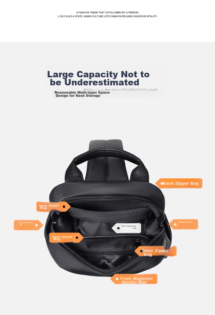 POLO Chest Bag, Men's Casual Shoulder Bag, Durable Waist Pack, Sports Crossbody Bag, Men's IPad Bag, Commuter Small Satchel 11