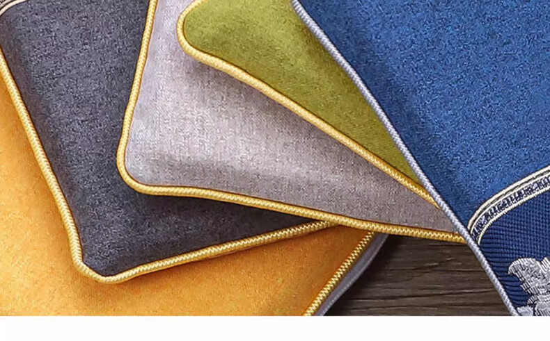 AVIVI Rosewood Chair Seat Cushion, Chinese-Style Sofa Seat Pad, Armchair Cushion, Wooden Tea Chair Pad, 45*40 Cm, Fenghua Blue 8