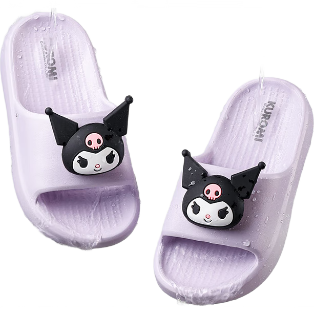 Cheerful Mario Kuromi Children's Cartoon Parent-Child Sandals, Summer Boys And Girls Beach Non-Slip Sandals, Cute Girls' Slippers