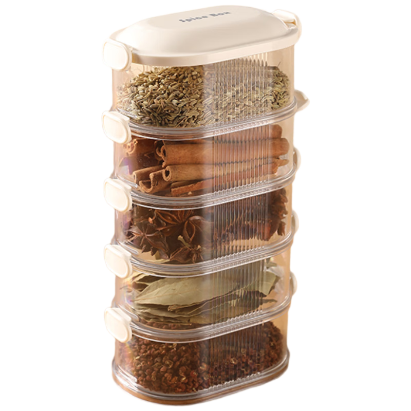 Jiadu Spice Storage Box, High-End Kitchen Container for Sichuan Peppercorns And Spices, Food-Grade Dry Seasoning Jar with Tight Seal