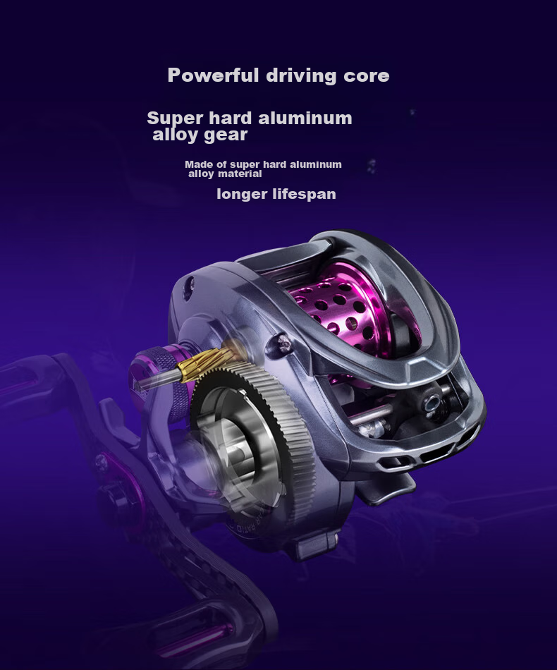 Guowangluya Small Monster Micro Water Drop Wheel, High-Speed Compared to Fugu Fish Wheel, Ultra-Light Shallow Line Cup, Load Unloading Alarm, 7-Speed Double Cup/right Hand 13