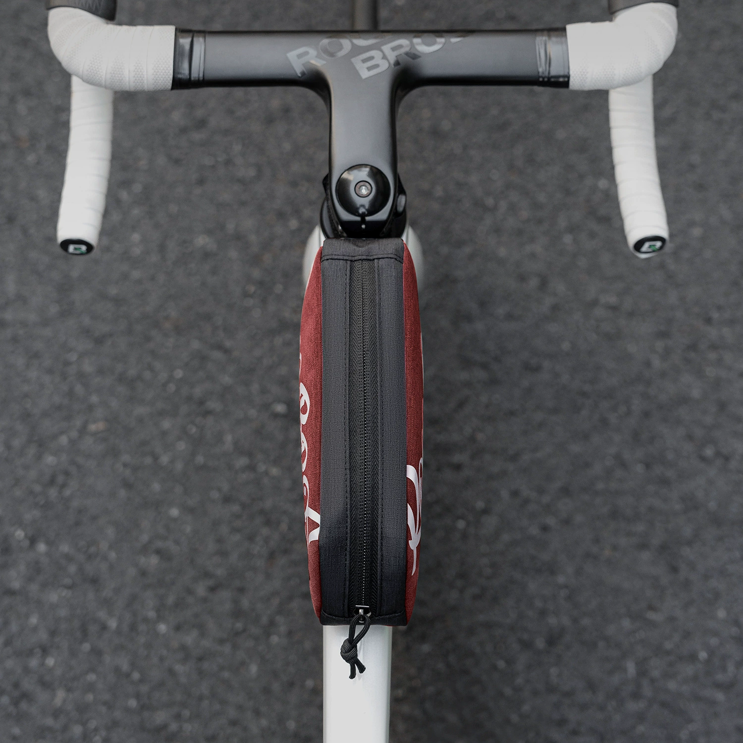 ROCKBROS Bicycle Front Frame Bag Top Tube Bag Crossbar Bag Phone Bag Mountain Road Bike Head Tube Bag Black