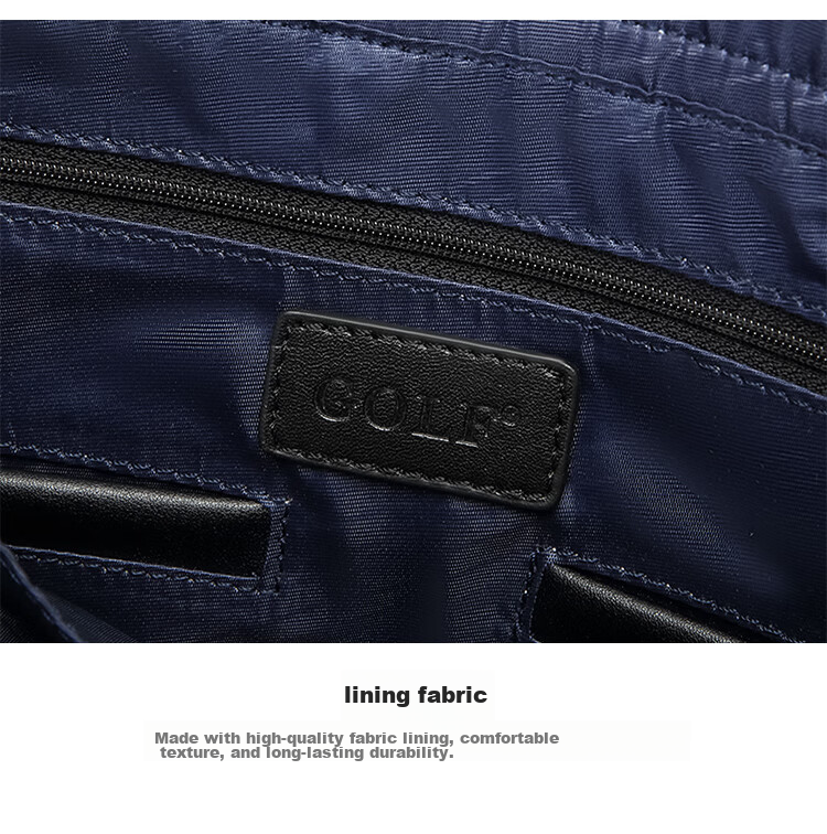 GOLF Briefcase, Men's Handbag, 14-Inch Laptop Bag, Business Office Travel Shoulder Crossbody Bag 29
