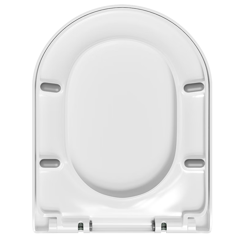 BSITN U-Shaped Thickened Toilet Seat Cover, Universal Fit, Slow-Close Toilet Seat, Old-Style Toilet Accessory B9065