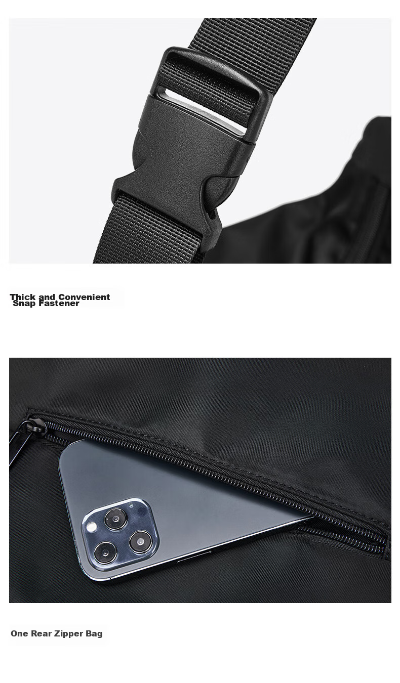 BOSTANTEN Men's Shoulder Crossbody Bag, College Student Messenger Bag, Japanese-Style Trendy Backpack for Men And Wome 26