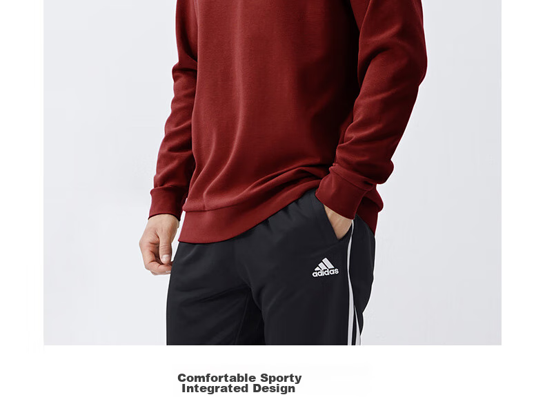 Adidas Men's Spring Outdoor Running Pullover Hoodie Windproof Warm Breathable Sportswear Gray/Khaki 2XL 6