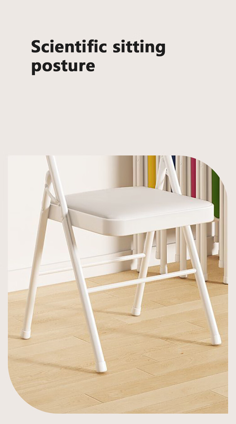 Huanaxin Folding Chair, Training Chair, Backrest Chair, Home Dining Chair, Portable Outdoor Office Chair, Conference Chair, Dormitory Computer Chair, 1022 5