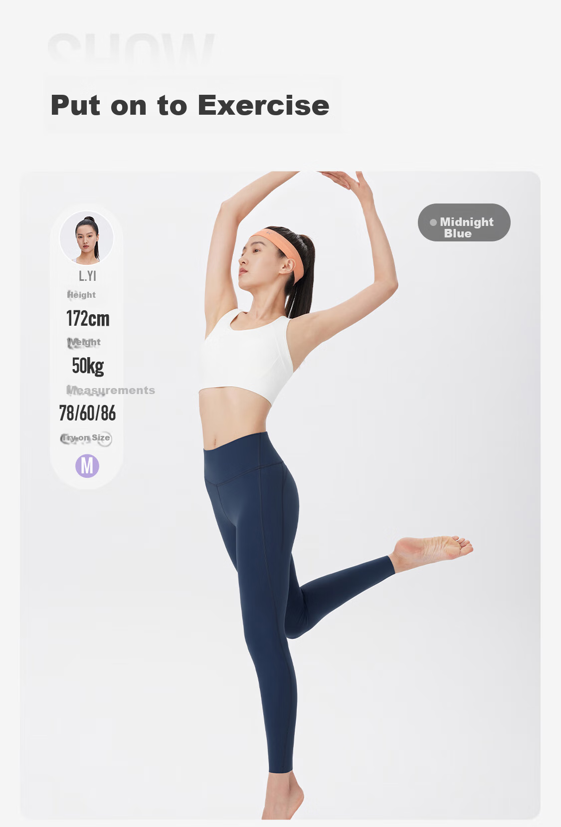Keep Yoga Pants for Women, High-Waisted Butt-Lifting Leggings, Pilates Dance Fitness Pants, Workout Tights for Outdoor Wear, Distant Mountain Gray, Size M 13