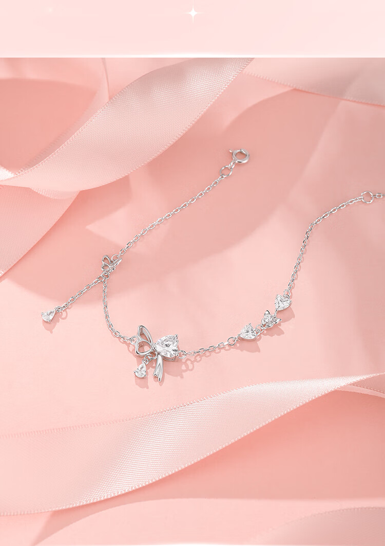 Clect Butterfly Fairy 925 Silver Bracelet for Women, Light Luxury Sweet Style Student Fashion Jewelry Birthday Gift for Girlfriend 5