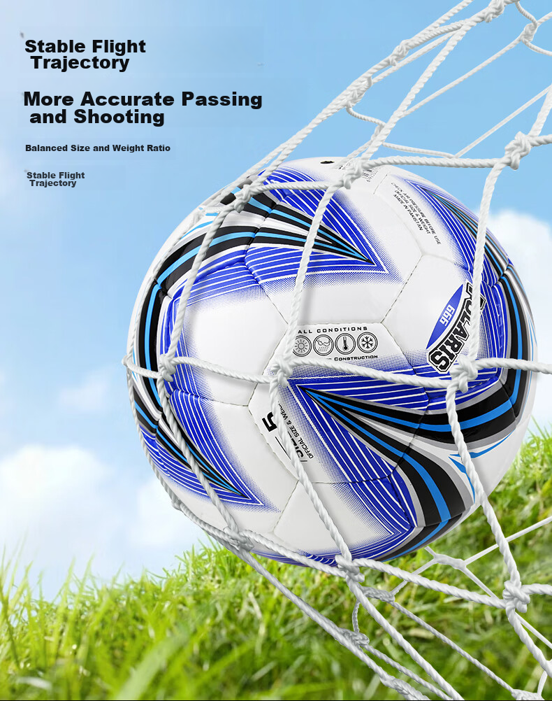 Star Soccer Ball Size 5 for Adults And Youth, Competition Training Standard Ball, Durable PU Hand-Stitched SB4125C 7