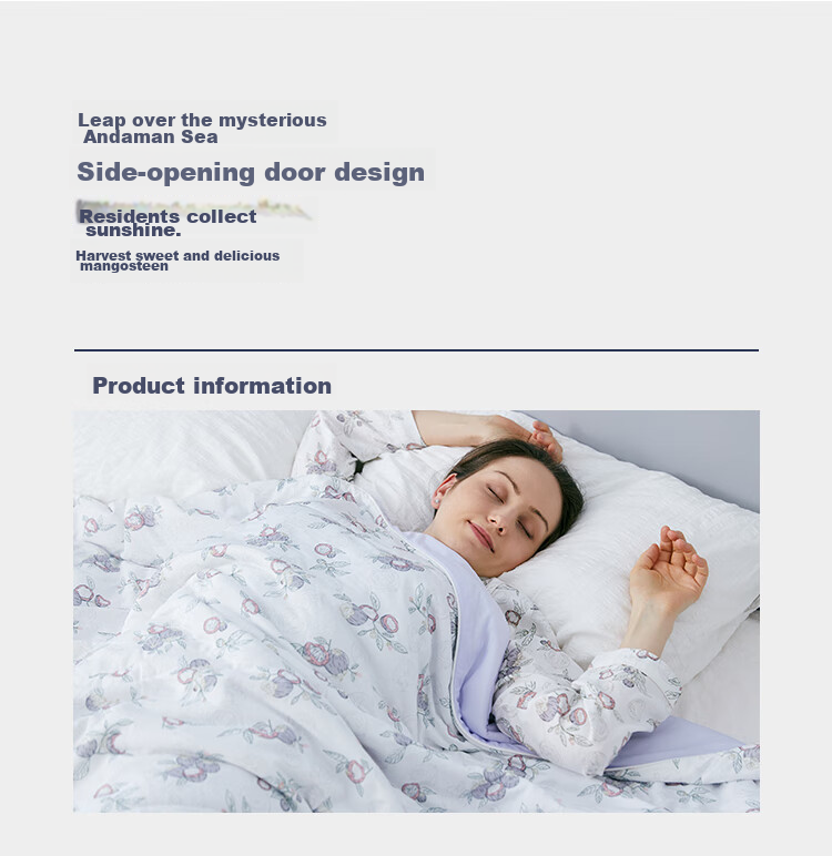 DOMIAMIA Sen Sleep Cooling Tencel Summer Quilt Baby Blanket Children's Air Conditioning Quilt Huanbao 120 11
