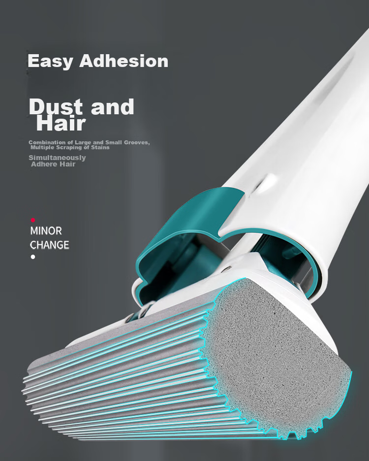 MARYYA Sponge Mop Replacement Heads, 38cm, Pack of 3, Wide Buckle, Dashi Daqi Feiyi Mop Spare Parts, Absorbent Sponge 4