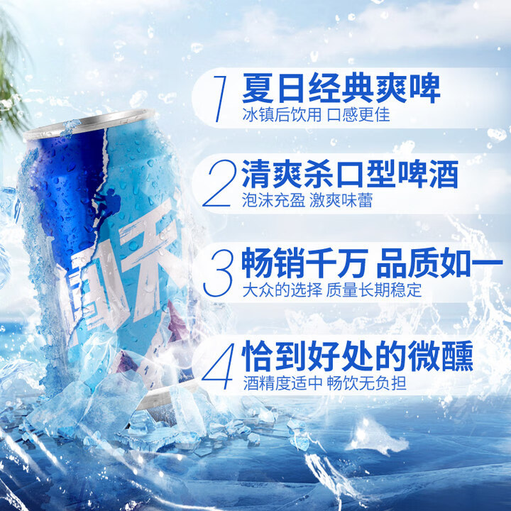 雪花啤酒（Snowbeer） 勇闯天涯 330ml*6听 尝鲜小包装 中秋送礼