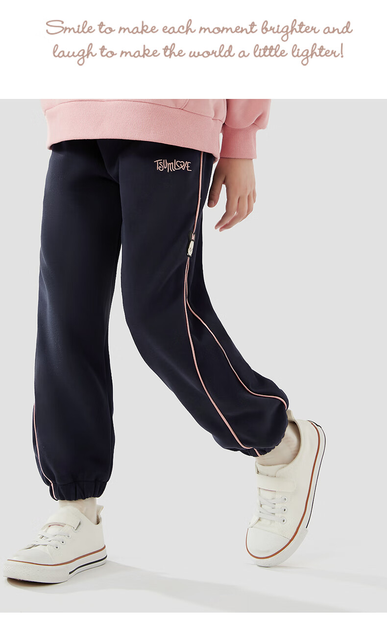 Disney Children's Pants Spring And Autumn Girls' Sweatpants Kids' Casual Trousers Children's Clothing T91127 Light Gray 120cm 11