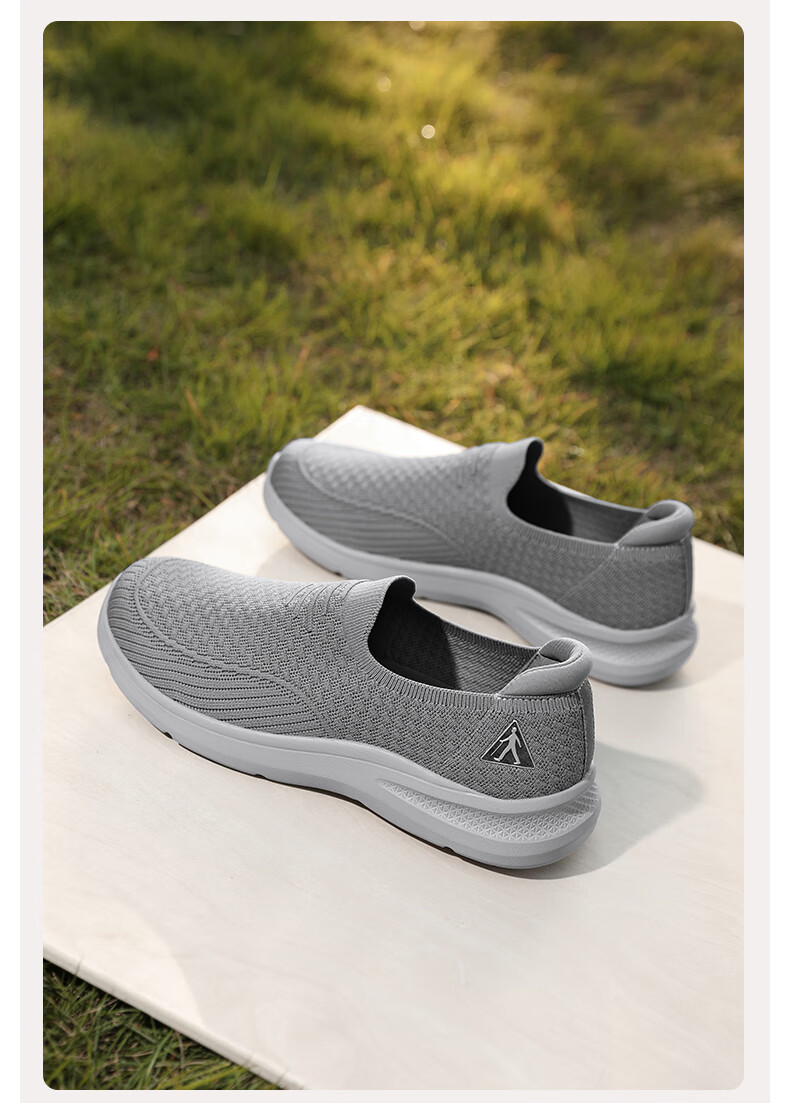 Zulijian Elderly Men's Shoes 2026 Autumn New Mesh Casual Slip-On Breathable Non-Slip Fabric Shoes for Dad 6