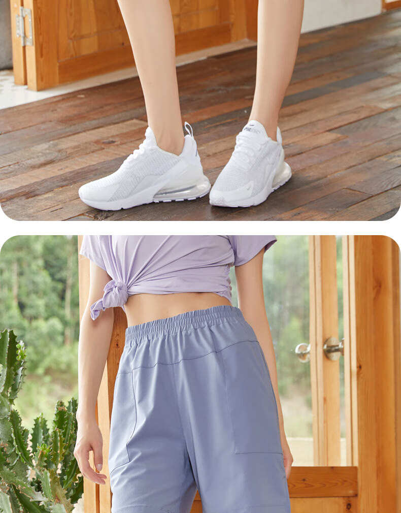 XUEXIMAN Yoga Sports Shorts for Women, Loose-Fitting Slimming Breathable Fitness Casual Pants Running Training Summer Cool Mid-Length Shorts 15