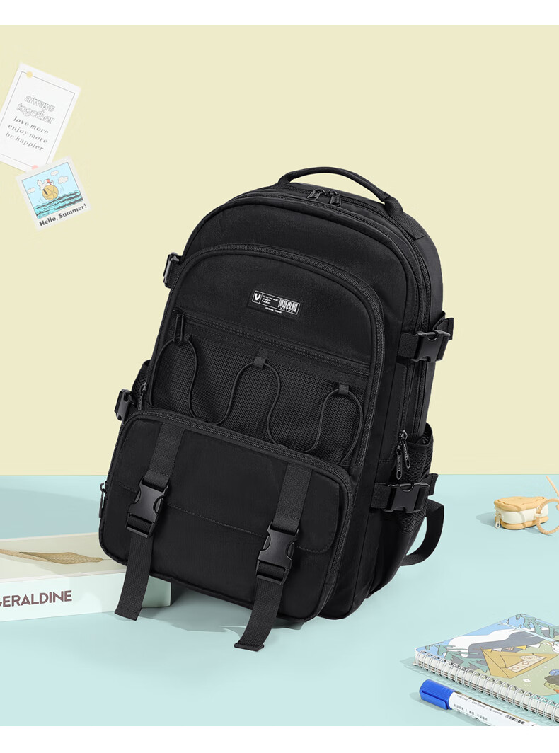 V.NINE Middle And High School Student Backpack for Boys And Girls, Large Capacity Pain Bag for Grades 4-6 Students, 14/15-Inch Laptop Bag 17