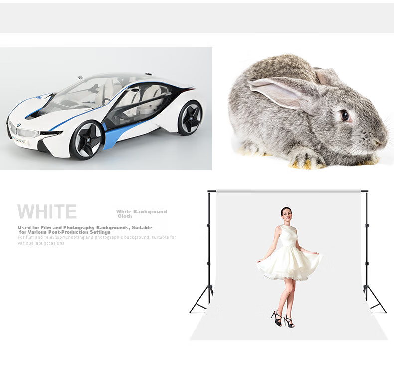 Hakutatz 2138 Live Streaming Video Green Screen Chroma Key Shooting Photo Background Cloth Photography Prop Portrait ID Photo Solid Color Internet Celebrity Background Wall 3*6 Meters Gray 17