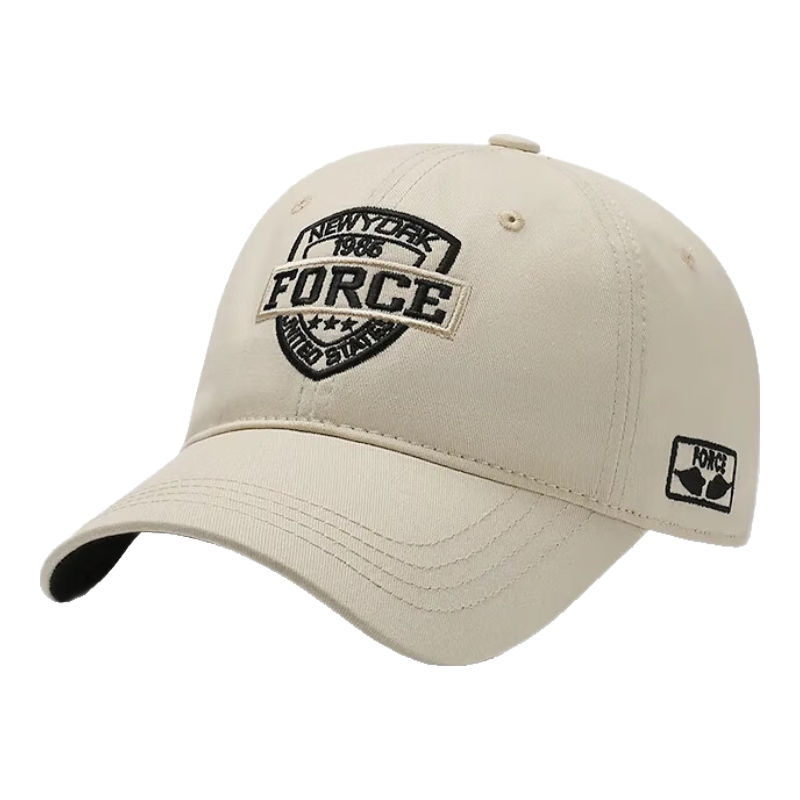 GRGN Men's Baseball Cap, All-Season, Large Head Circumference, Wide Brim, Duck Tongue Cap, Face-Slimming Effect, Suitable for Middle-Aged And Young Me