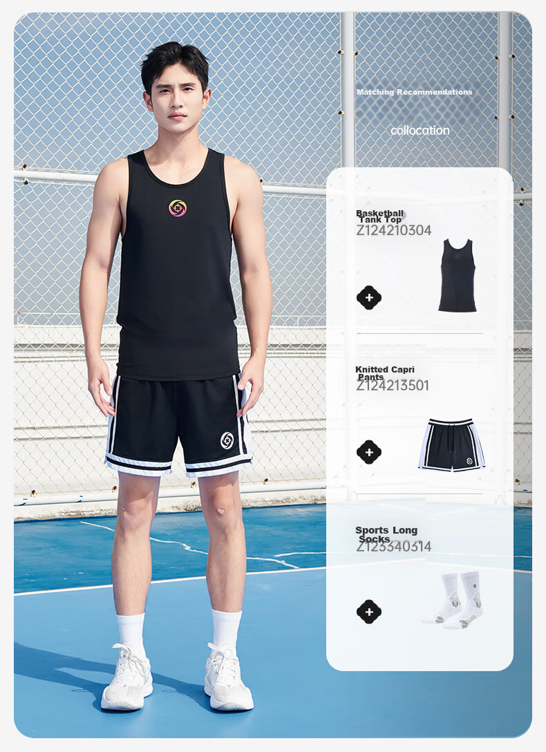 RIGORER Men's Shorts, 2024 Spring Style, Basketball Running Training Shorts, Casual Breathable Sports Pants, Pure White 11