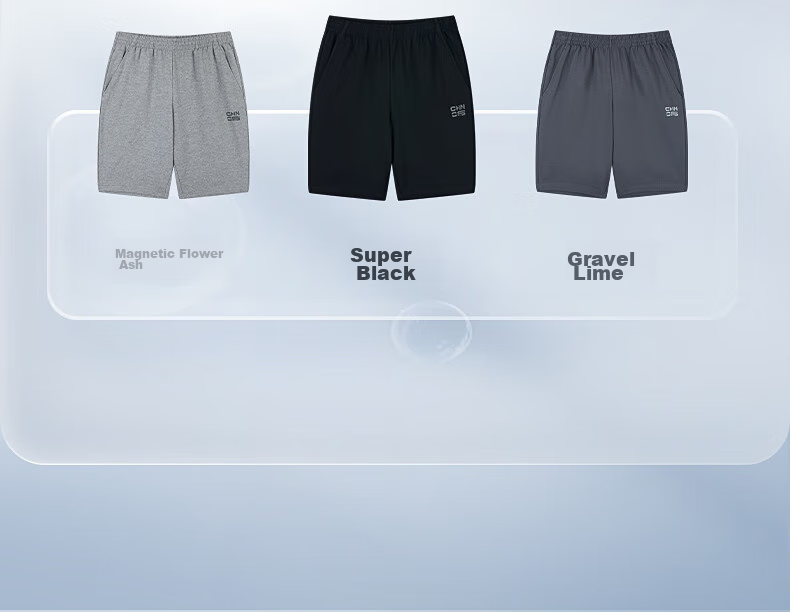 361° Men's Spring Summer Five-Point Shorts Running Fitness Training Casual Knit Pants 652624706-2 20