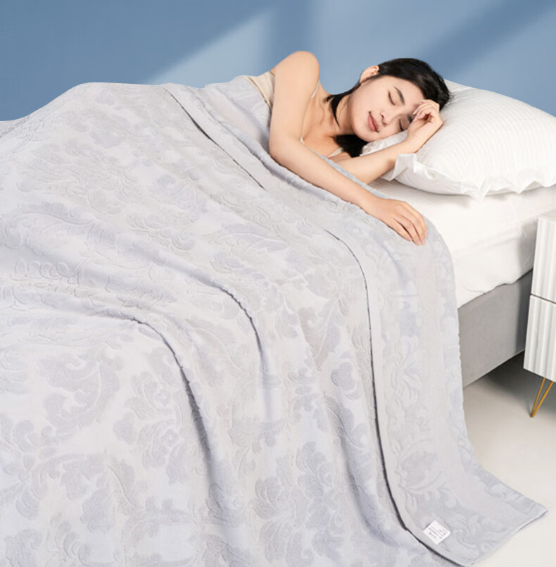 Hengyuanxiang Towel Blanket, Pure Cotton Thin Style, Retro Nostalgic Throw, Summer Double-Size Office Nap Blanket, Air Conditioning Summer Small Quilt 2