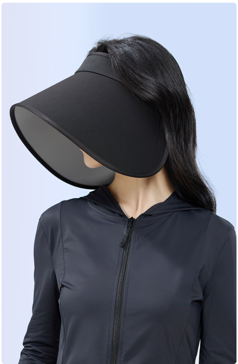 MISSION UV Sun Protection Hat for Women, Sun Visor Cap, Sun Hat, Visor Cap, Cool Hat, Summer Outdoor Face-Covering Anti-UV Wide Brim Hat 12