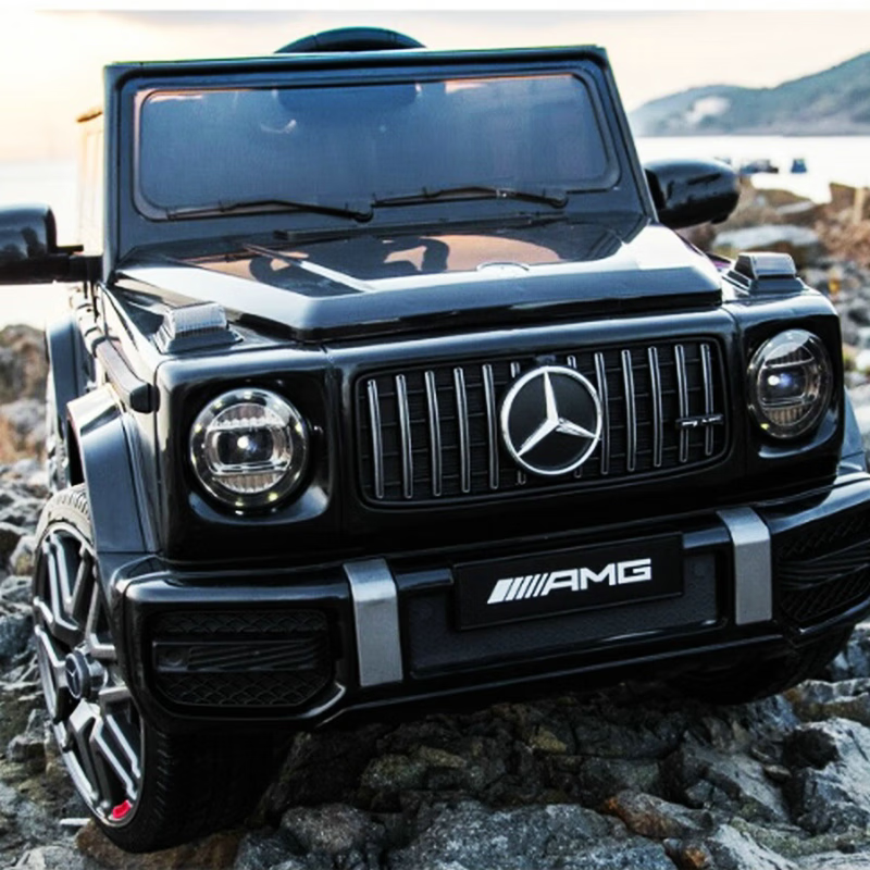 Детский электромобиль LeWeiPu Mercedes-Benz AMG G63, полноприводный, с пультом управления, черный