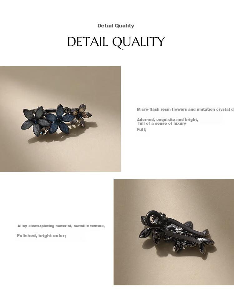 CHIMERA High-End Hair Clip, Elegant Hair Accessory, Back of Head Clip for Thin Hair, Spring Clip, Women's Mid-Autumn Festival Gift 2