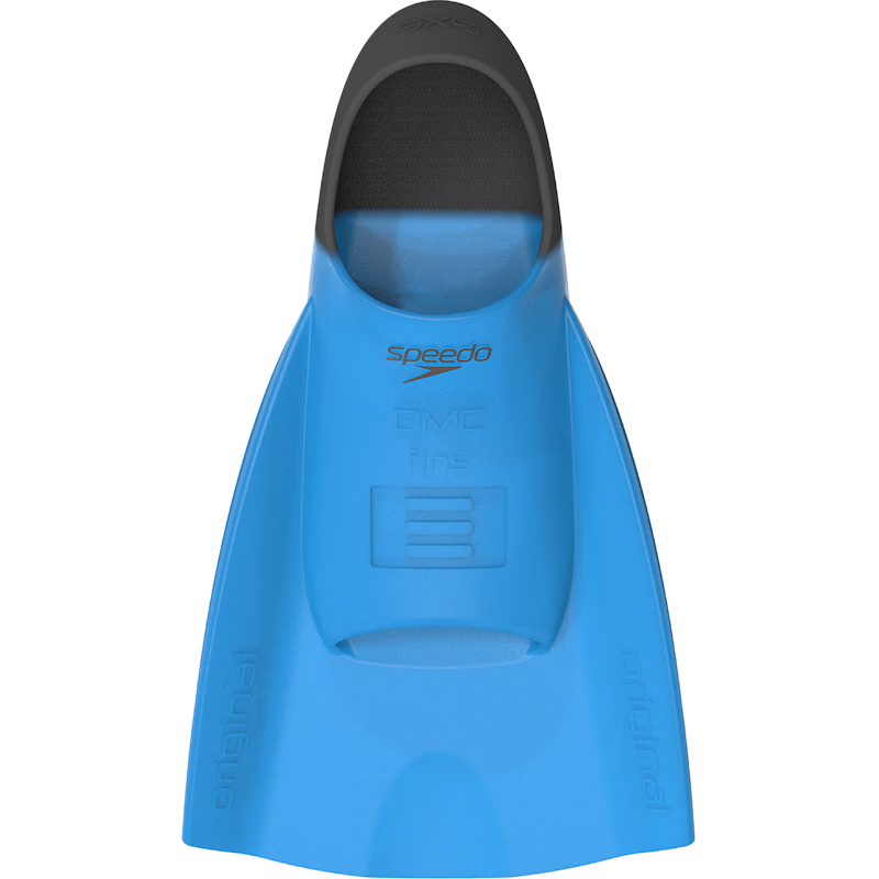 Speedo x DMC Original Classic Full-Foot Silicone Swim Fins Accessories Blue/Grey L