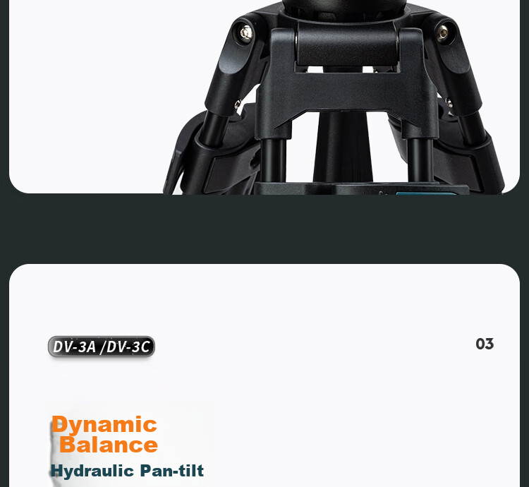 Fotopro DV-3C Upgraded Version, 1.8-Meter Video Shooting And Recording Camera, Mirrorless Camera Hydraulic Head, Carbon Fiber Tripod 10