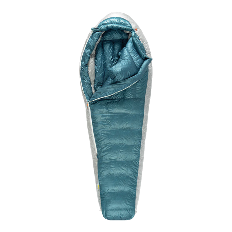 BLACKICE Z Series Lightweight Mummy-Style Goose Down Sleeping Bag Camping Sleeping Bag Z700 (New Standard) / Blue-Gray Patchwork / L