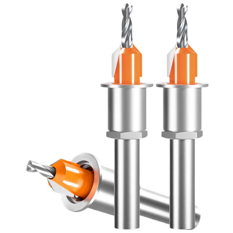 HUHAO Countersink Drill Bit, Hole-Making Tool, Wood Screw Stepped Salad Drill, Deep Hole Guide Tool Set, Woodworking Hole Opener