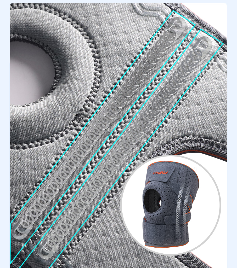 PROIRON Puli'ai Knee Brace for Sports, Men And Women's Running, Basketball, Badminton, Hiking, Specialized Patella Meniscus Support 11