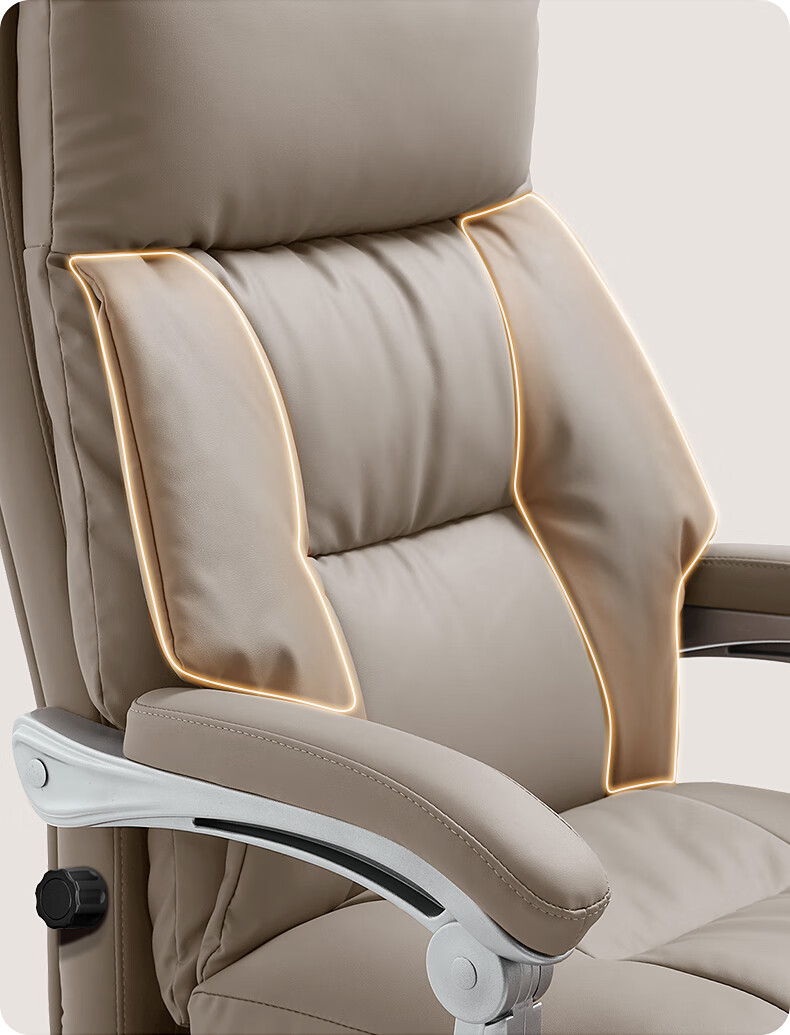 Guquan Boss Chair Home Heating Massage Comfortable Office Chair Nap Computer Chair Long Sitting C570H Coffee Thi 8