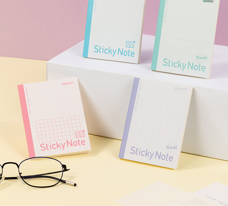 Deli Sticky Note Grid, 40 Sheets, Expandable Stickers 75mm*100mm, Memo Pads, Error Correction Stickers, Note Pads, High-Quality Journal, Notebook BT187 2