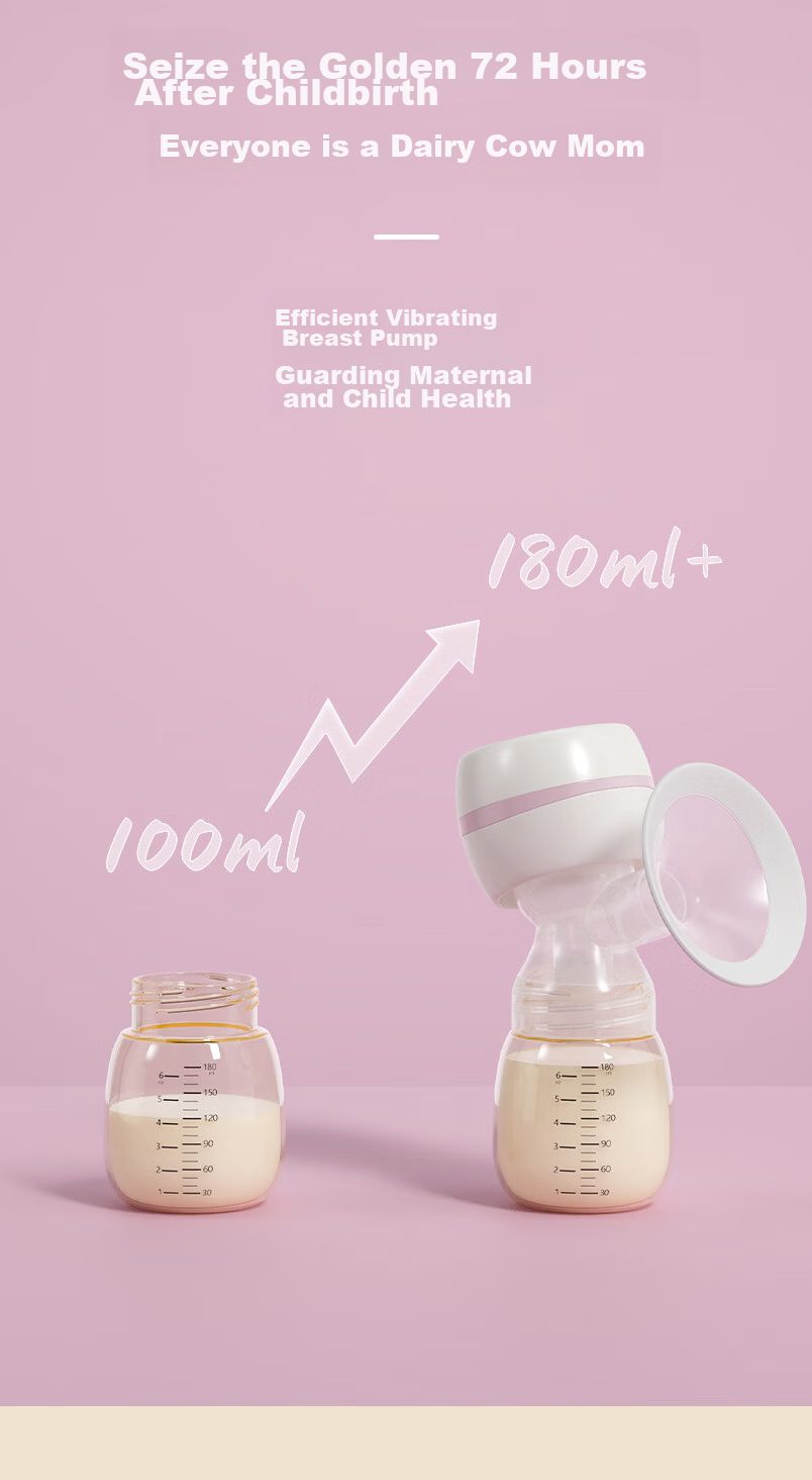 Missbaby Electric Breast Pump, Portable All-In Breast Pump, Milk Collector, High Suction Power, Fully Automatic Milk Extraction Machine 3