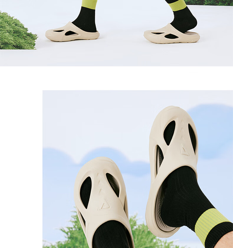 PEAK Taiji Feiyu Slippers, Outdoor Stream Tracing, Fashionable Soft Elastic Non-Slip Beach Shoes, Comfortable Sports Slippers for Men, DL420197 16
