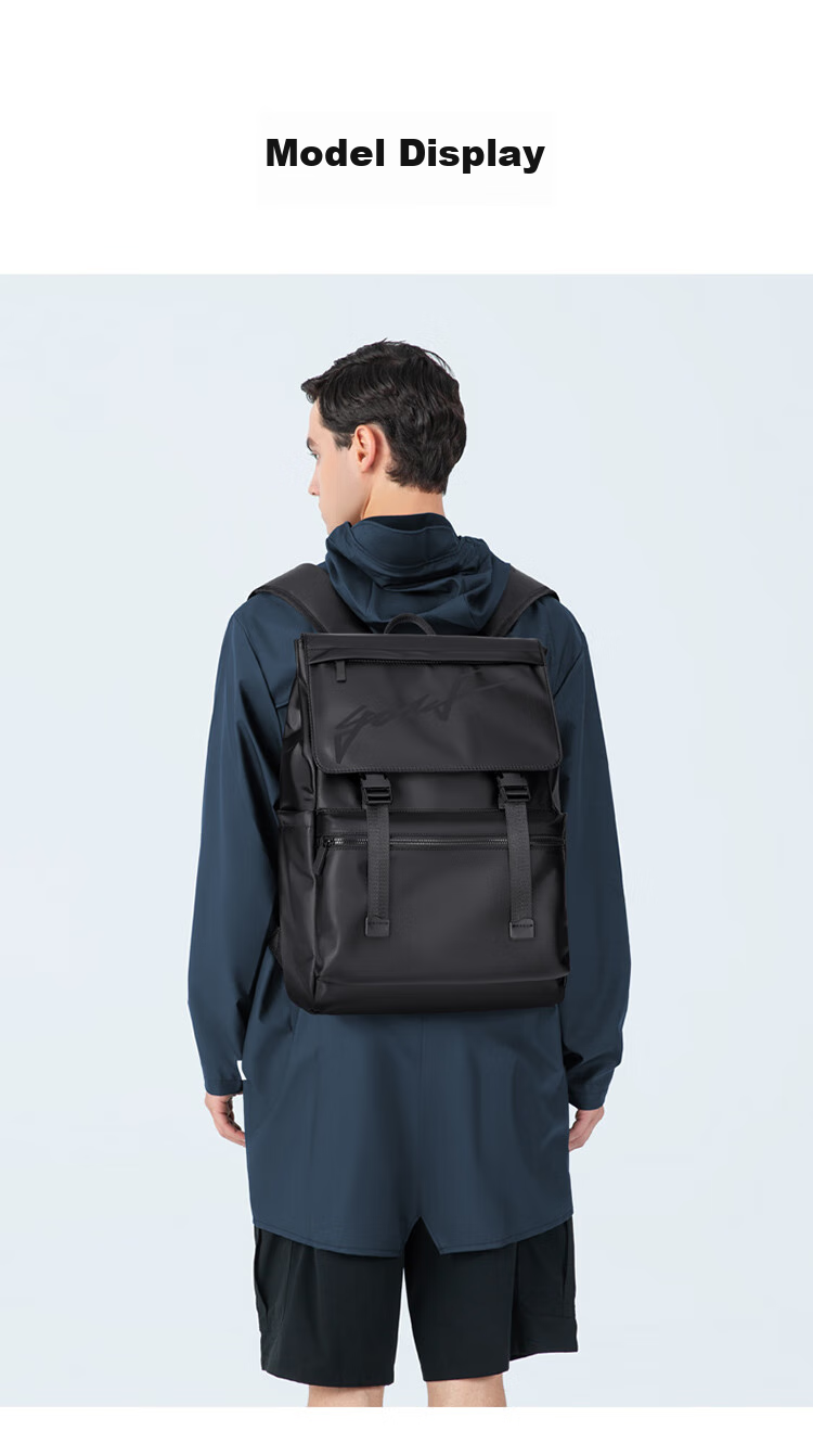 GOLF Backpack for Men And Women, Travel Laptop Bag 15.6/16 Inch, Student Bookbag with Flip Cover, Contrasting Colors, Business Trip Backpack 10