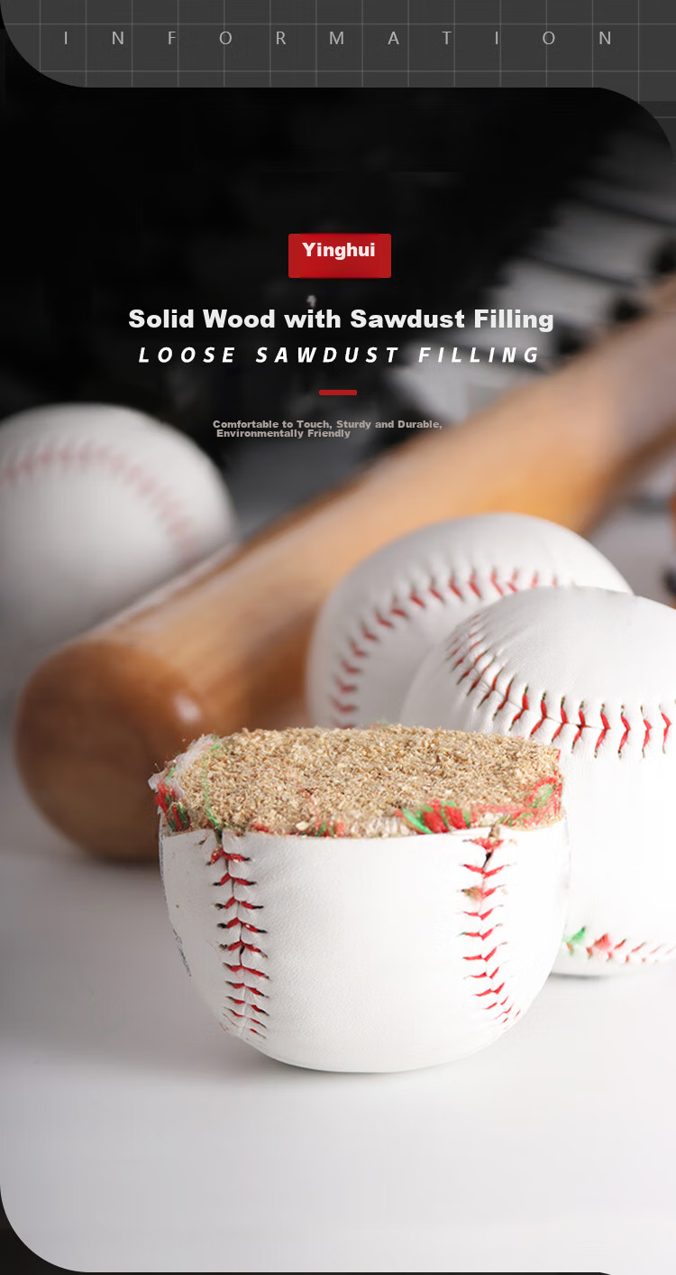 INVUI 10-Inch Soft And Hard Solid Baseballs for Primary And Secondary School Students' Training And Exams, Pack of 2 3
