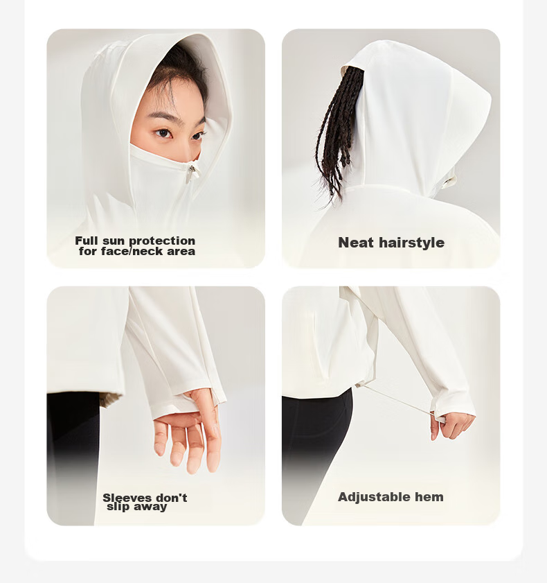 MOLY VIVI Women's Sun Protection Clothing, Summer Ice Silk Sun Protection Garment, UV-Resistant Outdoor Lightweight Couple Sunshade Jacket, Magic Vivy 13