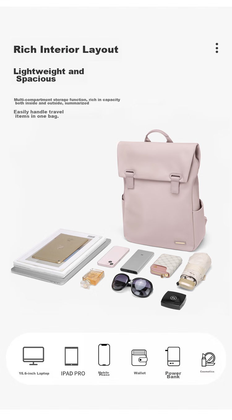 GOLF Women's Laptop Backpack, 16-Inch Handheld Notebook Bag, Huawei Business Travel Backpack, School Bag, Gift for Girlfriend 13