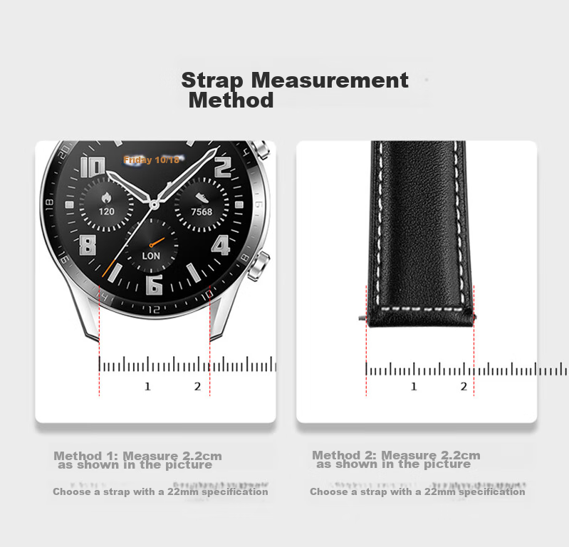 CangHua Leather Watch Strap Compatible with OPPO Watch X3/X2/X/XS/S2/4 Pro, OnePlus Watch 2, Small Calfskin Fashion Band, Brow 21