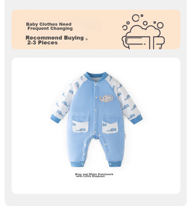 Shubeiyi Baby Clothes Newborn Onesie Infant Outdoor Wear for Boys And Girls Romper Full Moon Crawling Suit Yellow 66CM 8