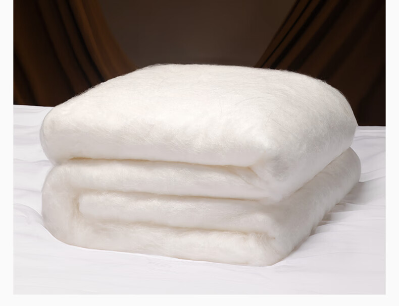 SILKUEEN [Lanyu] 100% Premium Mulberry Silk Comforter Core, All-Season Parent-Child Silk, Weight 1+3 Jin (500g), 220*240cm [White] 9